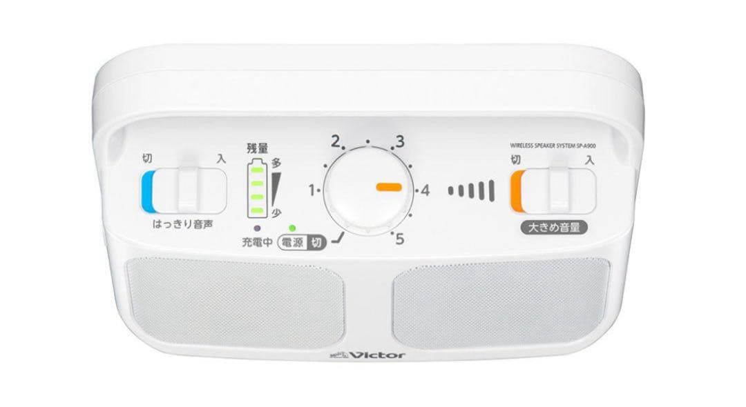 新品未使用ビクターみみ楽テレビ用スピーカーSP−A900ホワイト　1年保証書あり