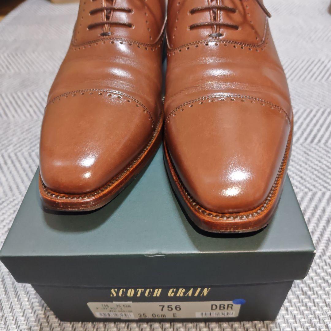 【値下げ】スコッチグレイン　ベルオムマーブル　25.0 ダークブラウン