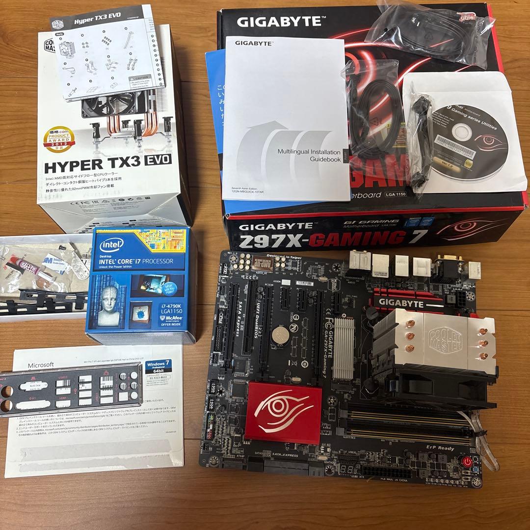 マザーボードCPUメモリSSD一式