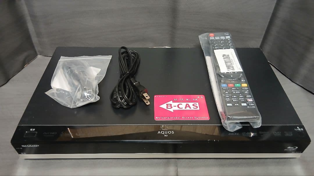 500GB シャープ AQUOS BDレコーダー☆BD-W570☆リモコン付 3