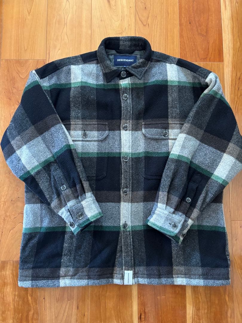 【人気】DESCENDANT CLAIRTON PLAID JACKET