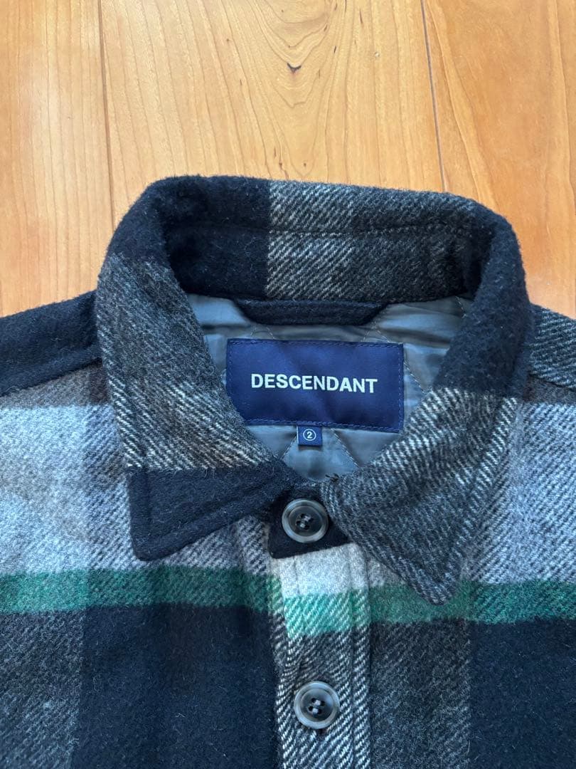【人気】DESCENDANT CLAIRTON PLAID JACKET