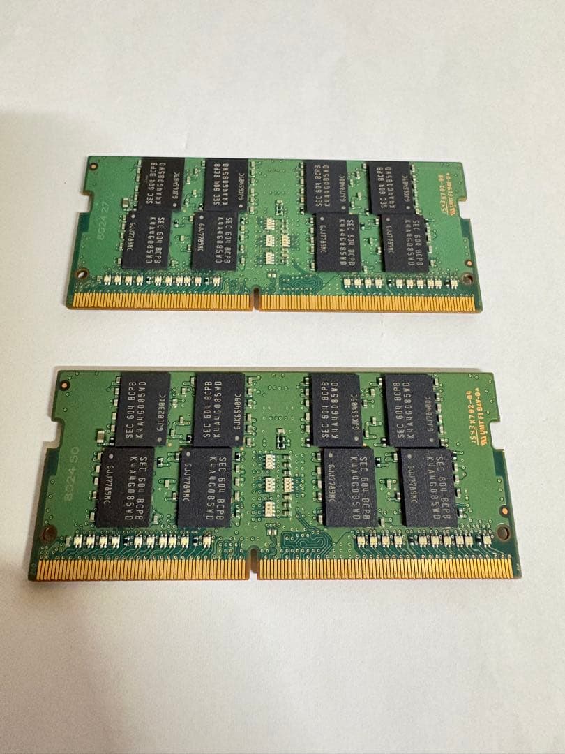 Samsung DDR4 8GB メモリ 2枚セット
