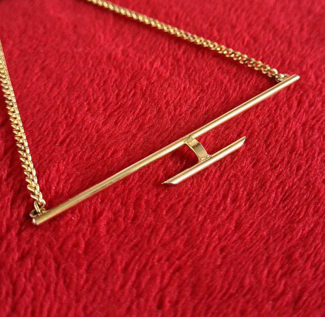 ピンバッジ兼カフス レア物 AAJD 14金 金張りシルバー製ピン C58