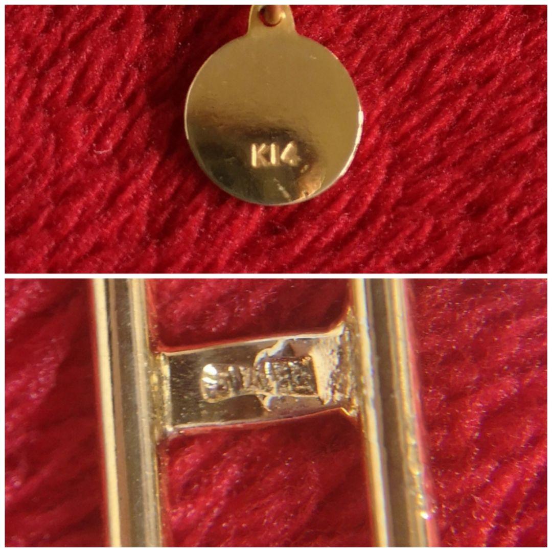 ピンバッジ兼カフス レア物 AAJD 14金 金張りシルバー製ピン C58