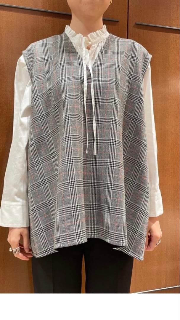 トゥモローランド タッターグレンチェック4way ジレ