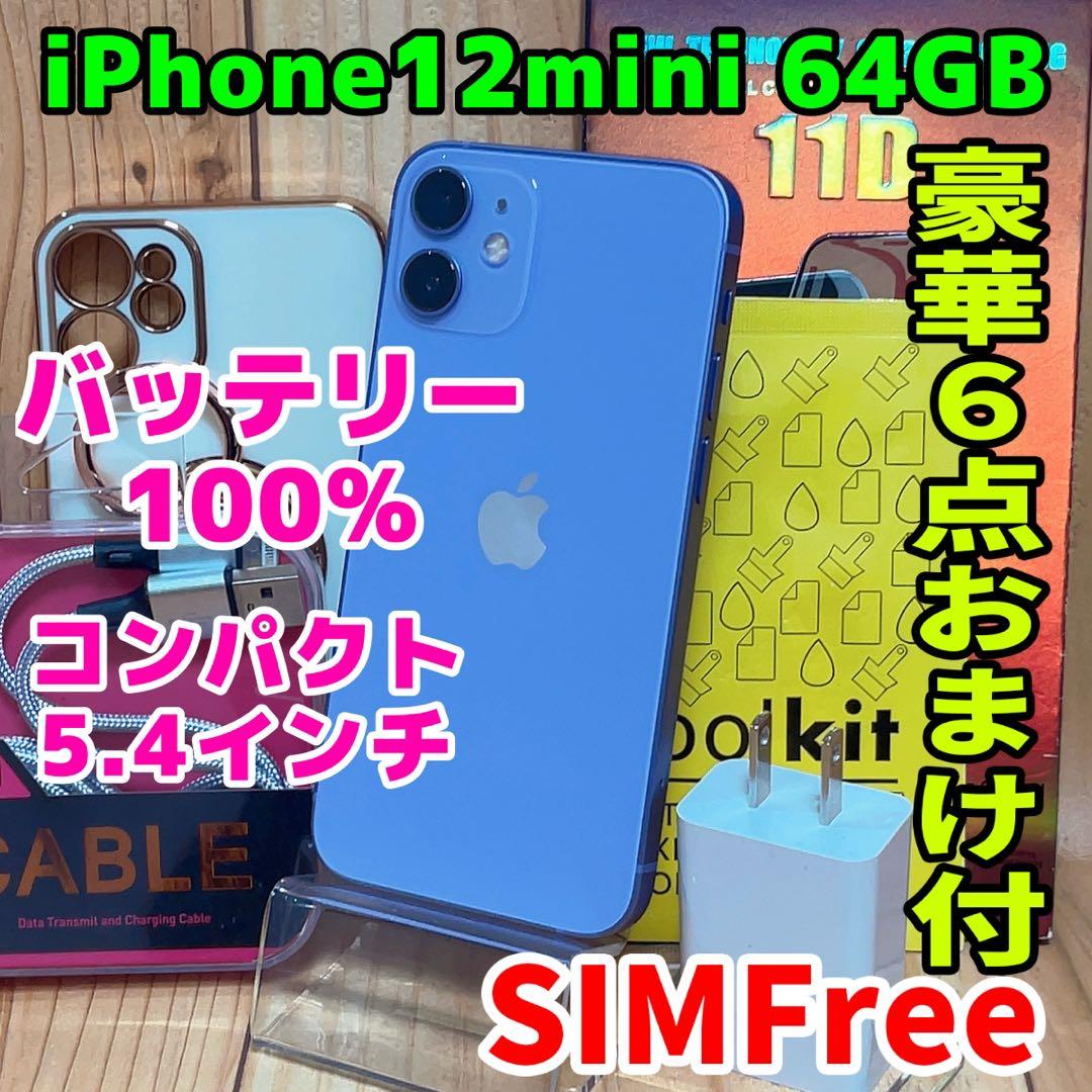 SIMフリー 本体 iPhone 12 mini 64 GB パープル 046