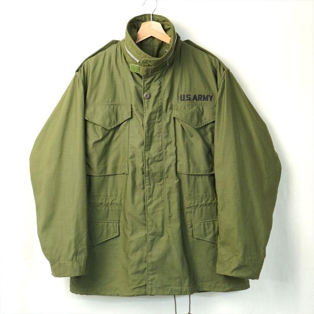 60s ビンテージ ミリタリー M-65 フィールドジャケット アルミジップ