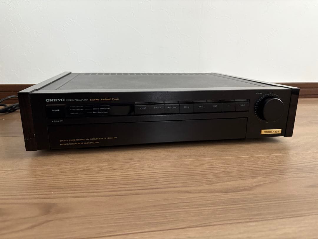 ONKYO Integra P-308 ステレオプリアンプ 動作確認済