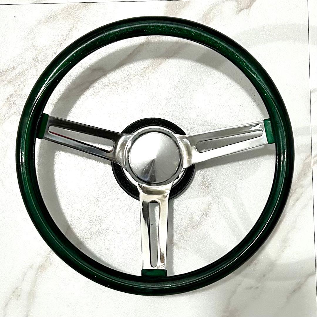 ムーンアイズ グリーン 33φステアリング 3本スポーク ボスアダプター キット