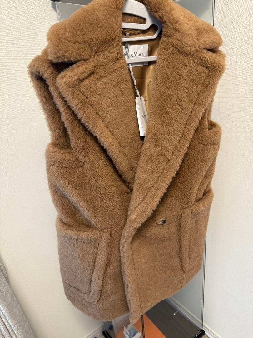 タキマキ着用　マックスマーラ　テディ ジレ　ベスト　BREDA1234