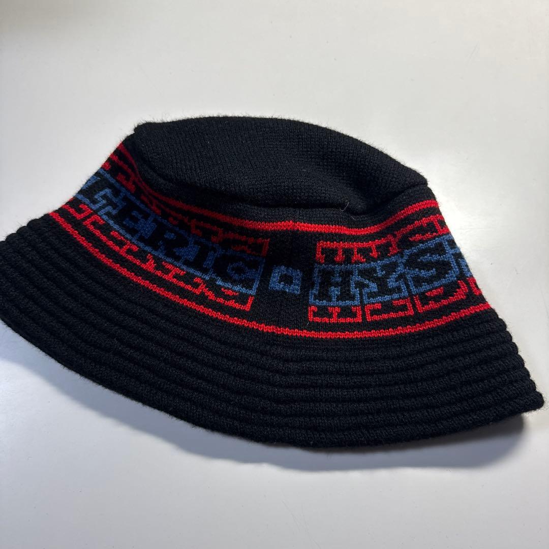 【即完売品】HYSTERIC GLAMOUR バケットハット 黒 赤　メンズ