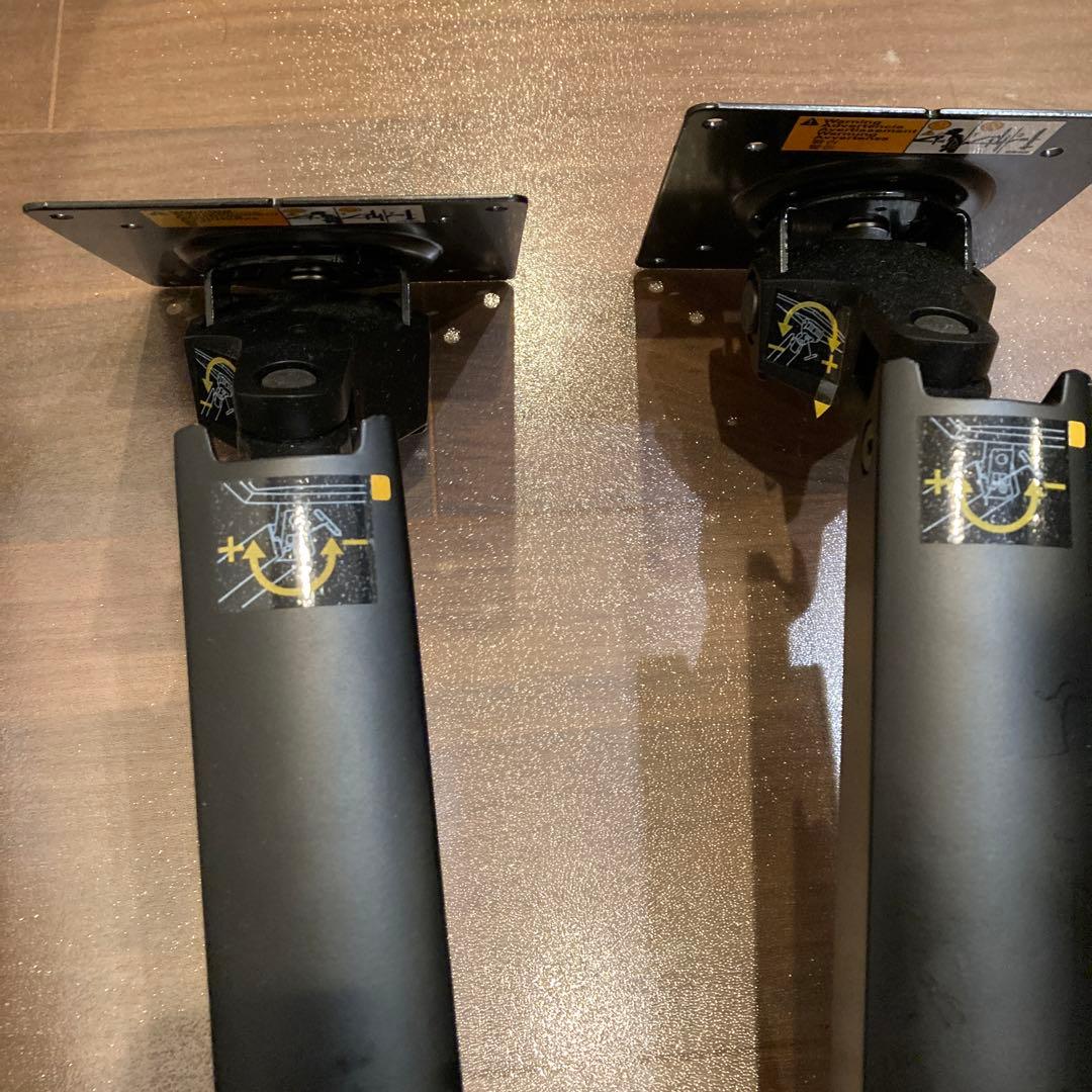 Amazon baiscs ブラック デュアルモニターアーム