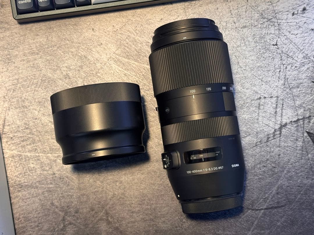 SIGMA 100-400mm F5-6.3 DG ズームレンズ　キャノンEF