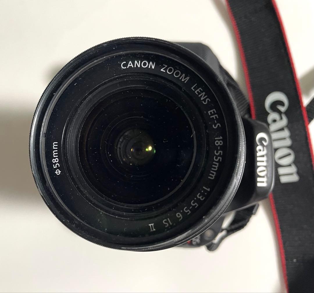 CANONデジタル一眼レフカメラEOS KissX7充電器ストラップバッテリー付