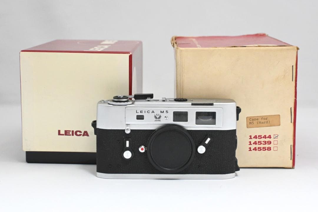 Leica M5 50周年 50jahre シルバー 箱 保証書 カメラケース