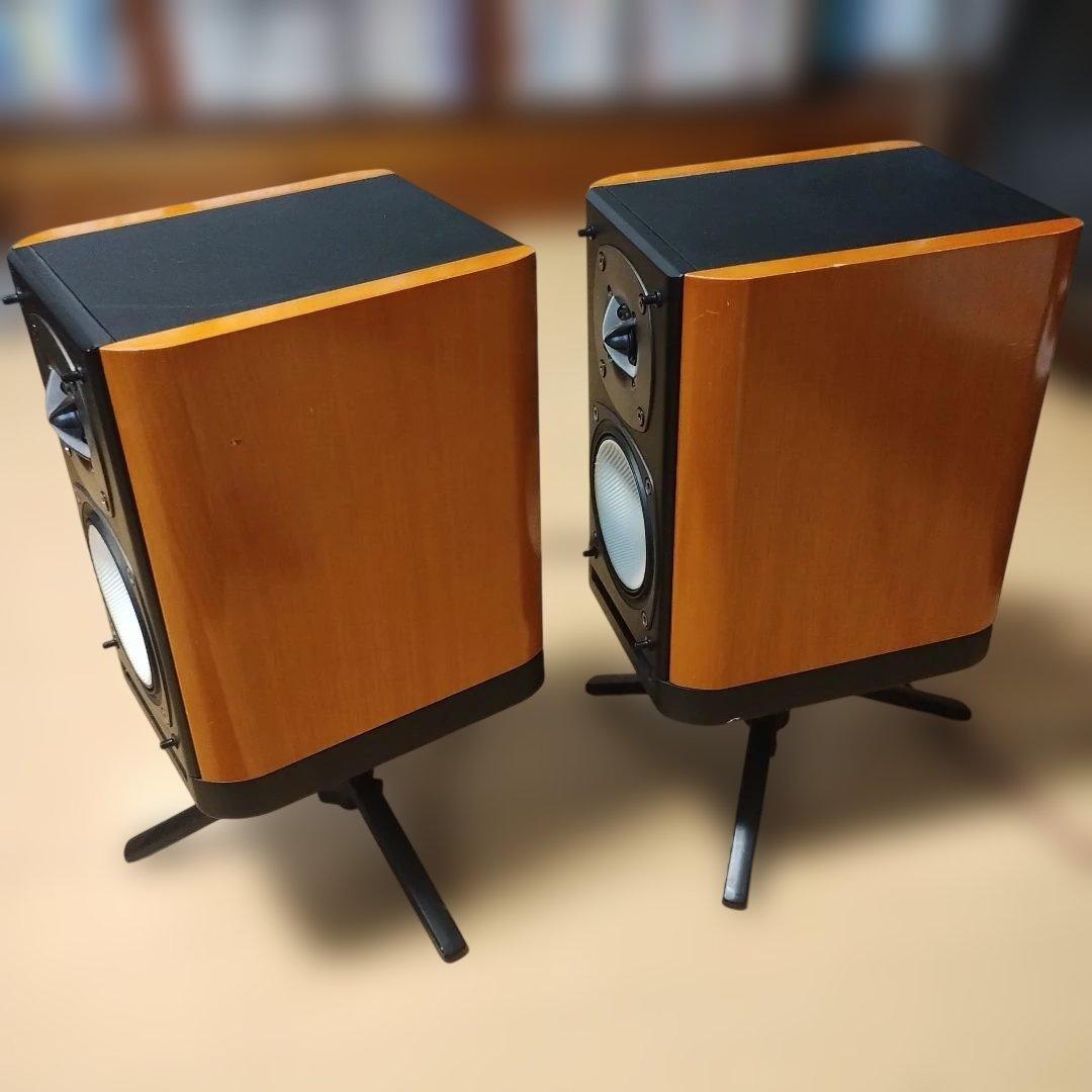 ONKYOおしゃれなスタンド付きスピーカー　モデル D-112E　ペア　動作良好