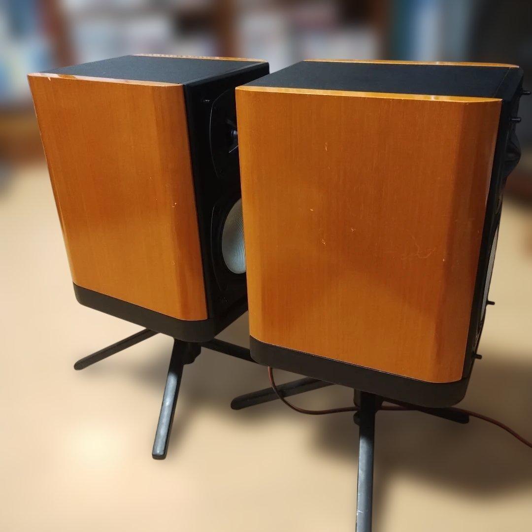 ONKYOおしゃれなスタンド付きスピーカー　モデル D-112E　ペア　動作良好