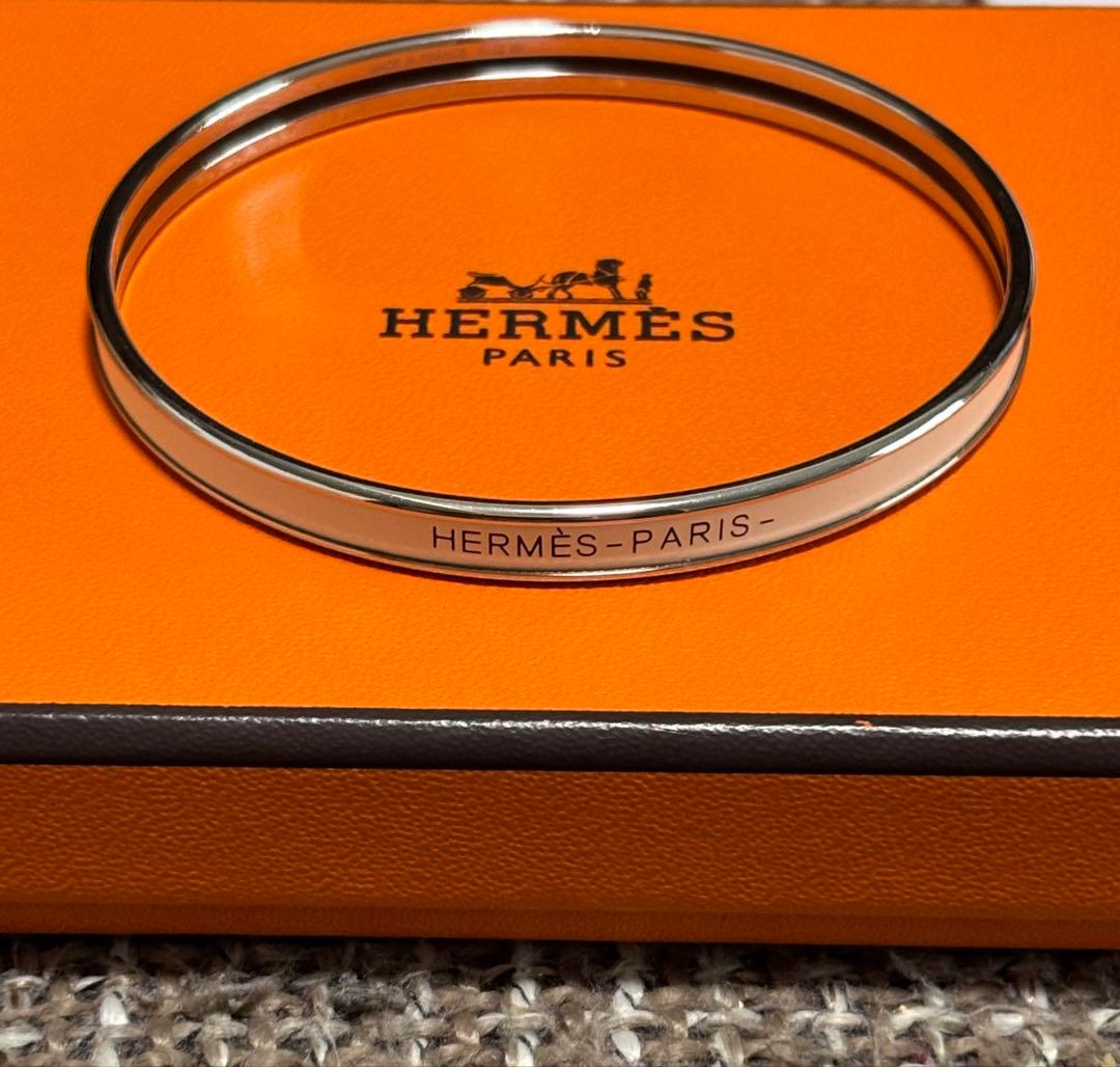 エルメスバングルエナメルブレスレット 《ユニ》