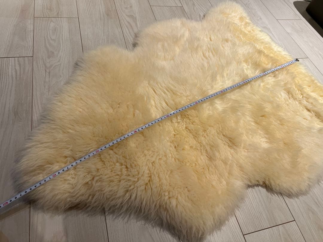 【値下げ】BOWRON シープスキンラグ ムートンラグ　ニュージーランド製
