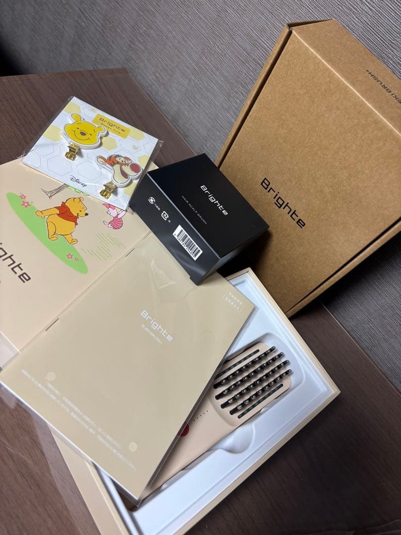 Brighte 美顔器 エレキブラシ プーさんデザイン