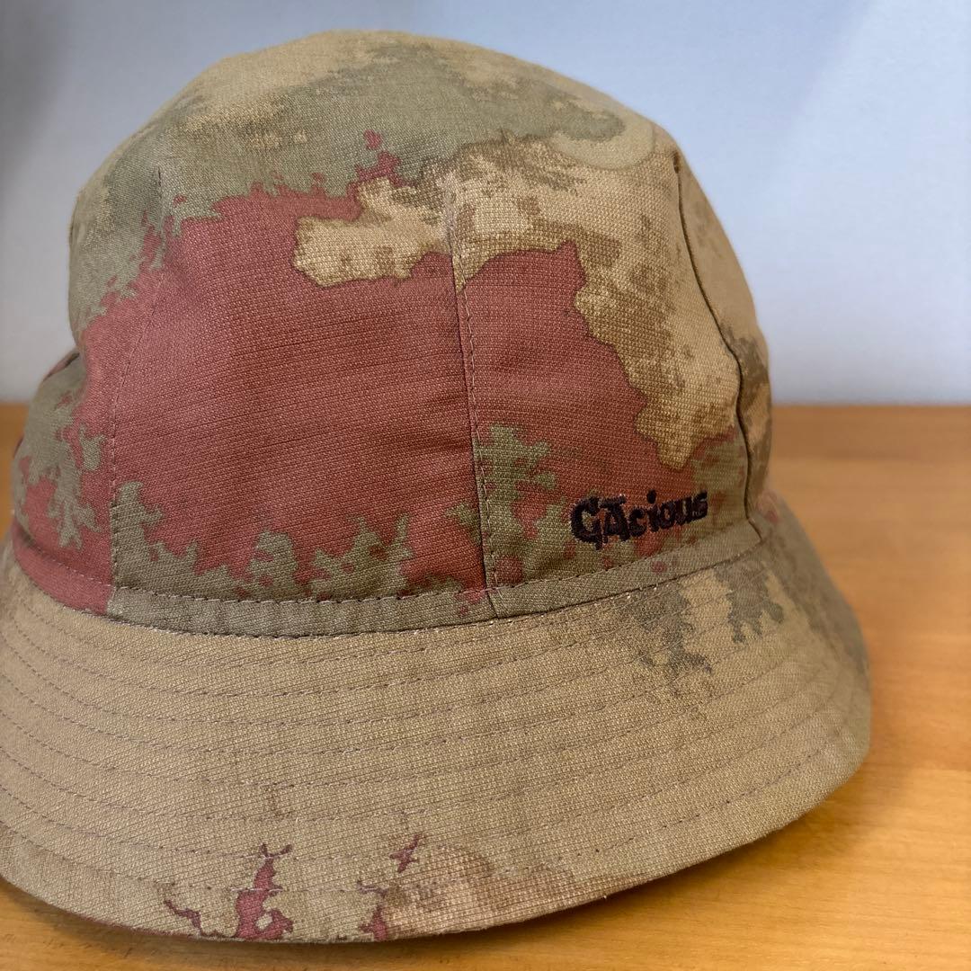 ガーシャス/Gacious/サファリハット/迷彩/おしゃれ/丸型/レア