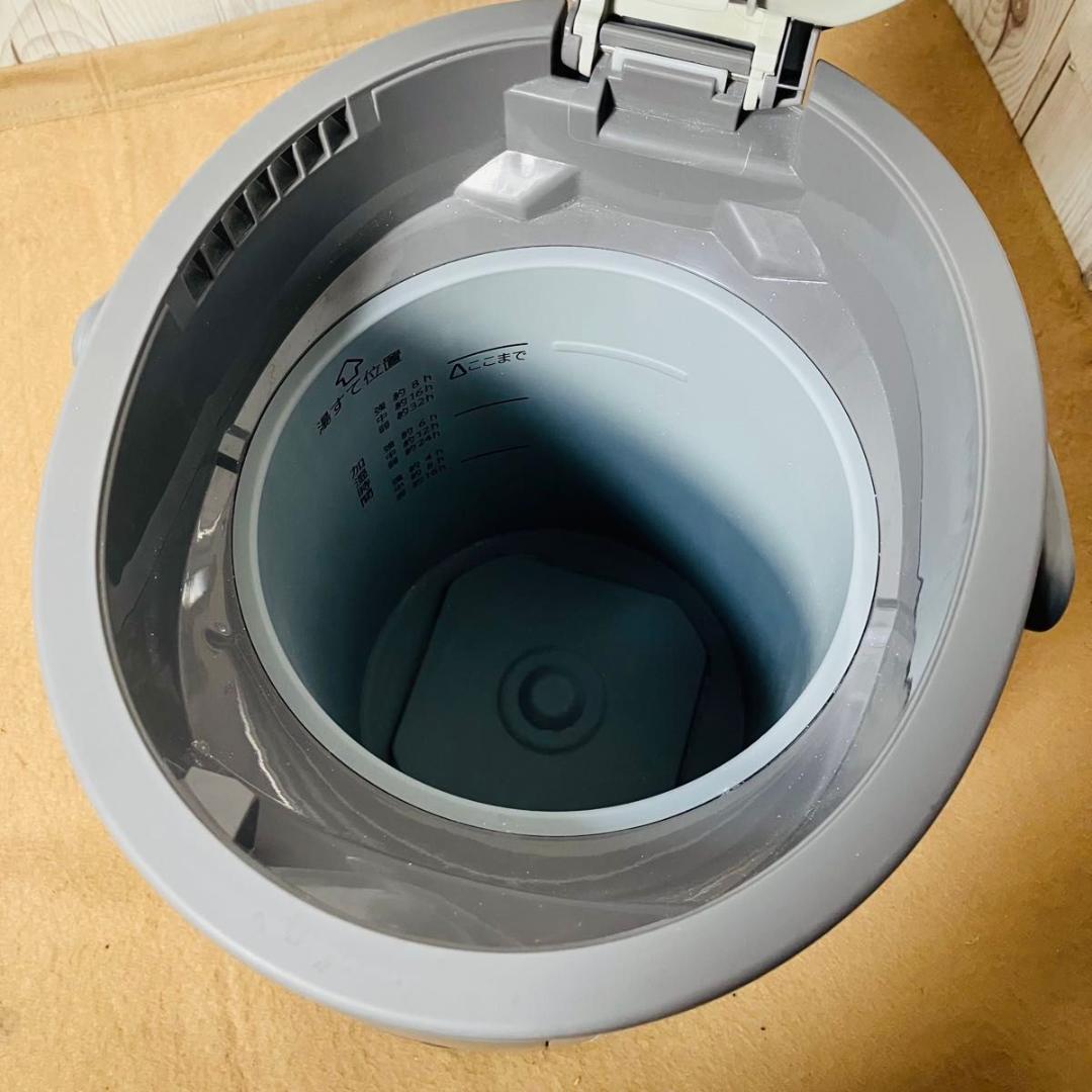 【美品】ZOJIRUSHI スチーム式加湿器 EE-DD35 グレー 象印