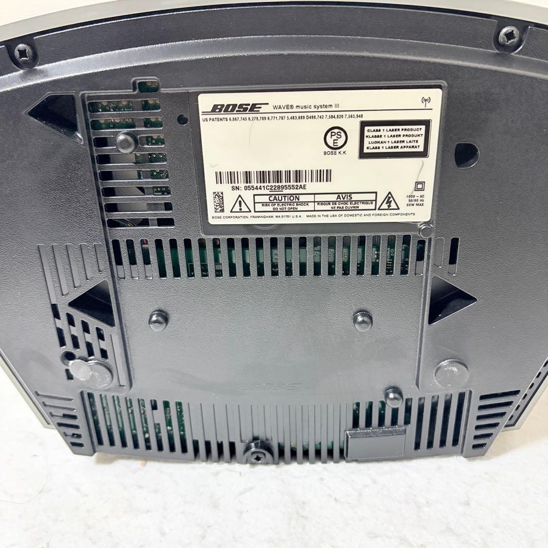 Bose wave music system III 3 スリー シルバー 美品
