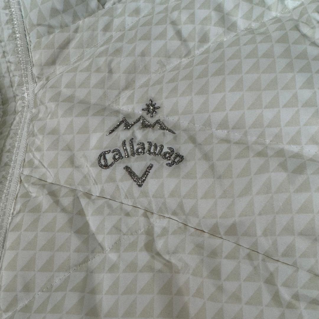 【美品】キャロウェイ　4way　フルジップ　ダウンジャケット　レディース　白　L