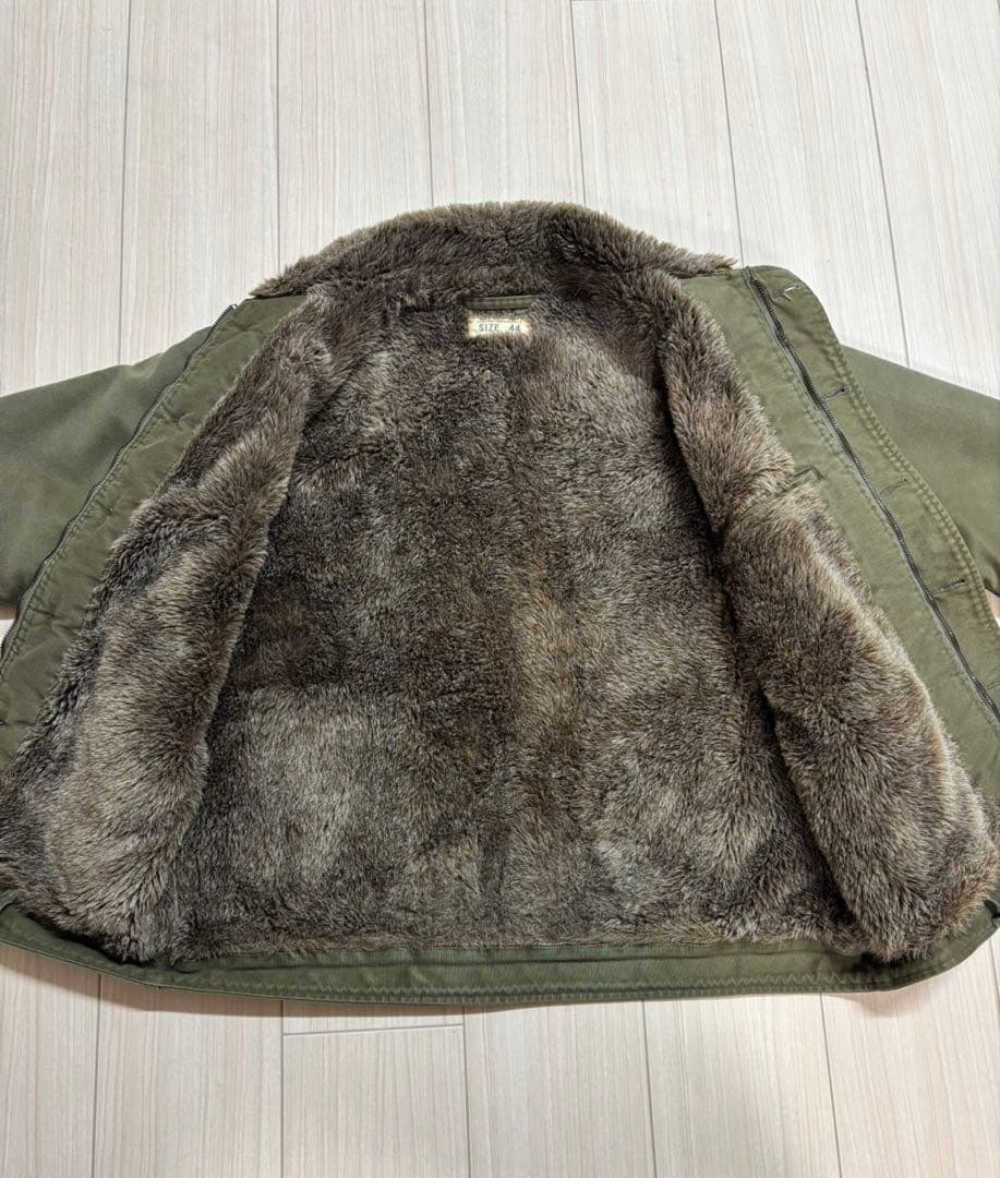 shake様　ヒューストンN-1 デッキ ジャケット オーバーダイ　サイズ44