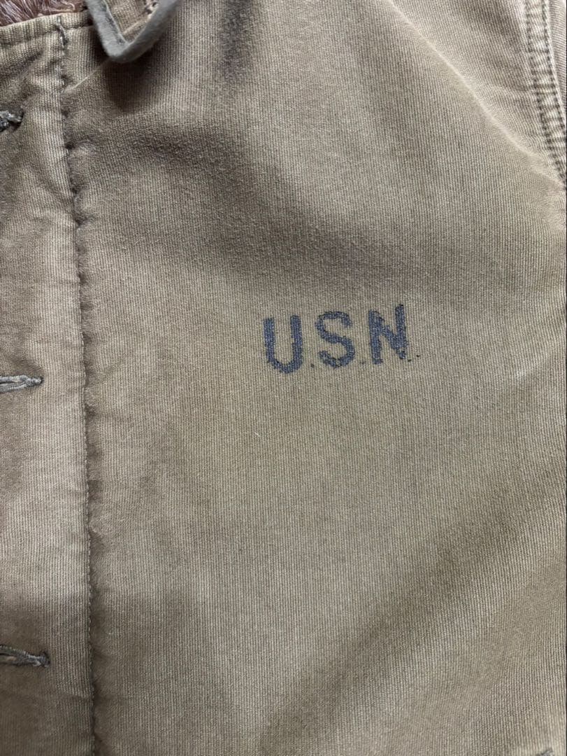 shake様　ヒューストンN-1 デッキ ジャケット オーバーダイ　サイズ44