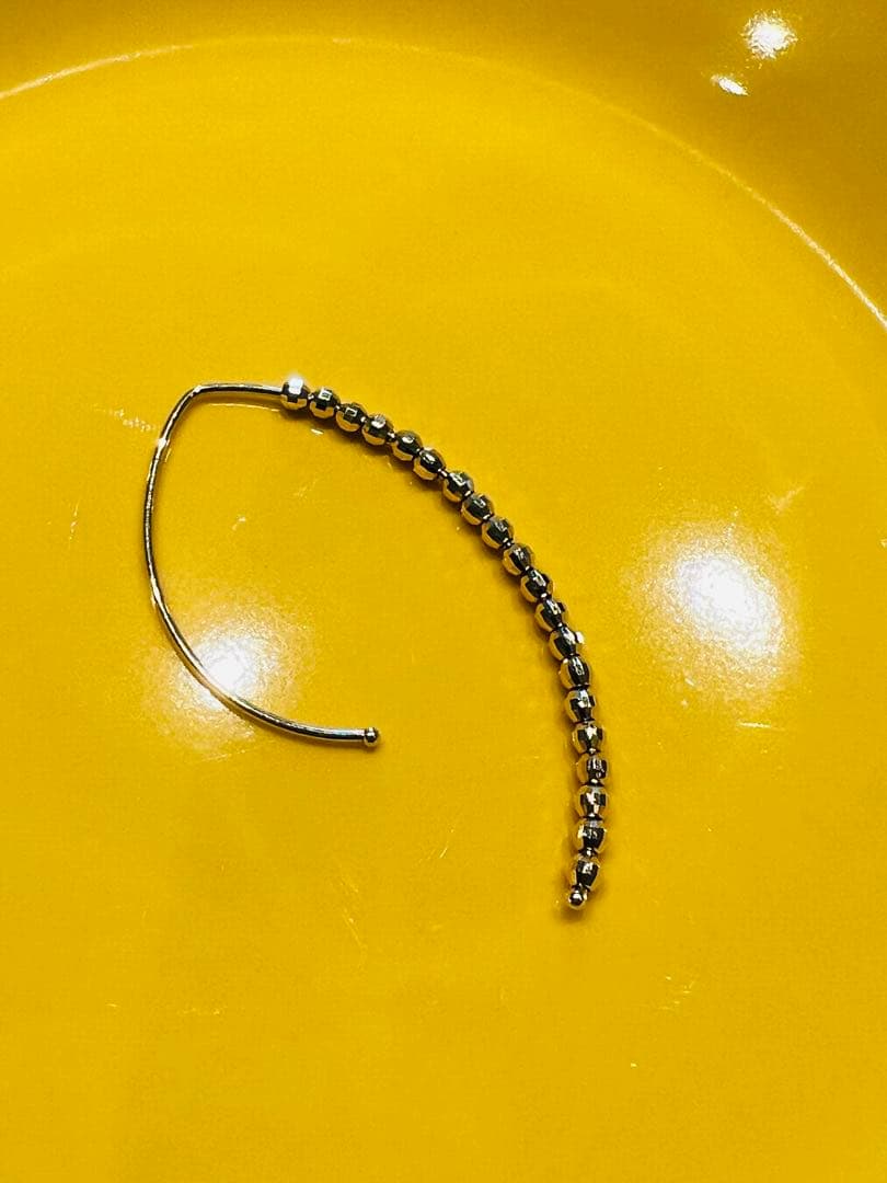 【証明書付】【片耳のみ】MIZUKI ミズキ バナナフープピアス S