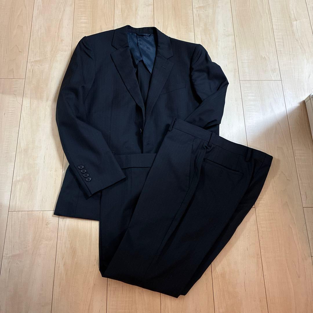 BEAMS スーツ / サイズ44 / ネイビーストライプ