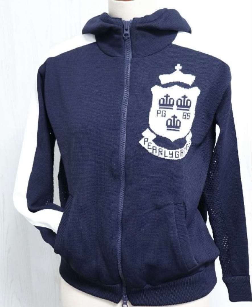 パーリーゲイツ　クラウン　ジップパーカー