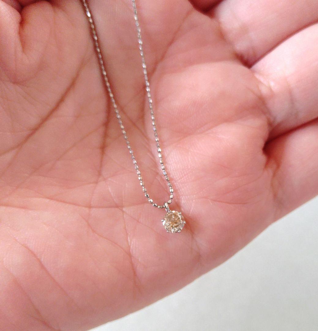 0.35ct ダイヤモンド プラチナ ネックレス
