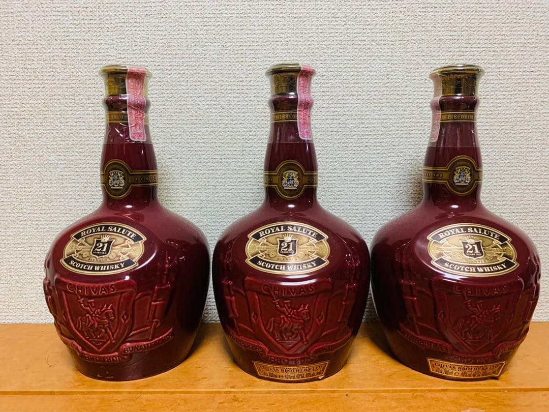 チバス21 3本セット - アルコール度数 700ml-40%[新品-未開封]