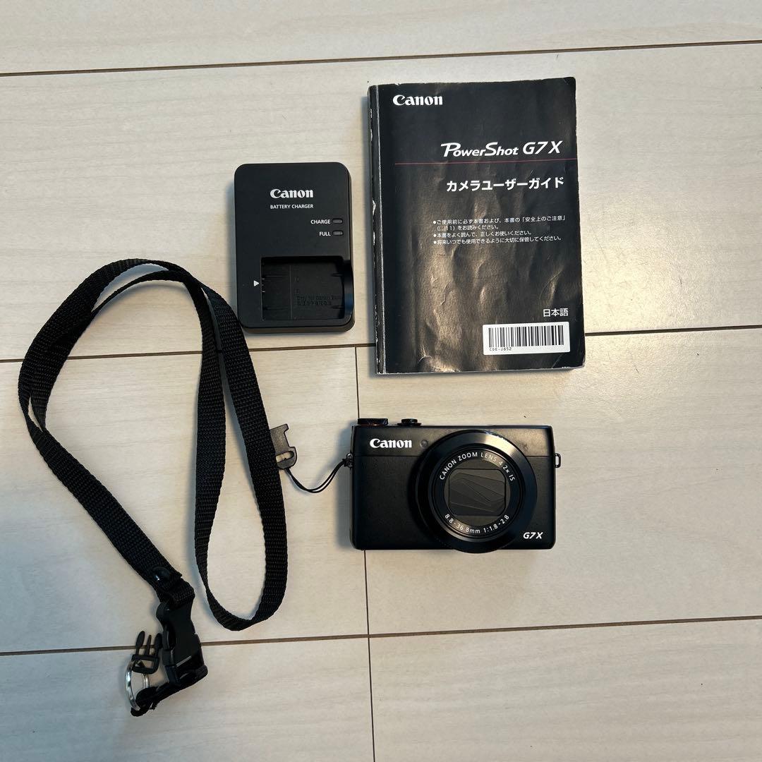 最終値下げ！Canon PowerShot G7 X 本体と付属品