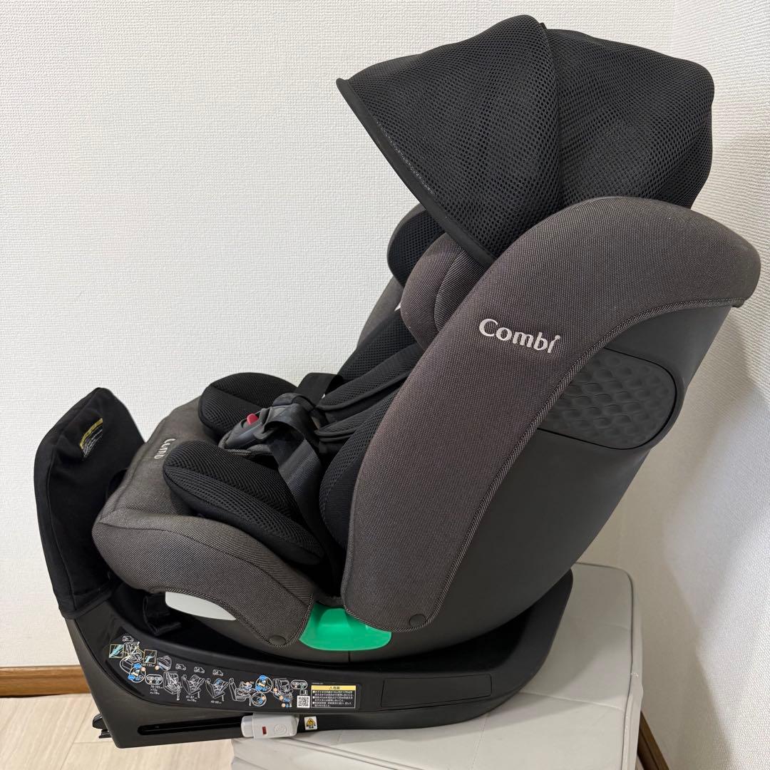 【極美品】Combiクルムーヴロング R129 ブラック チャイルドシート