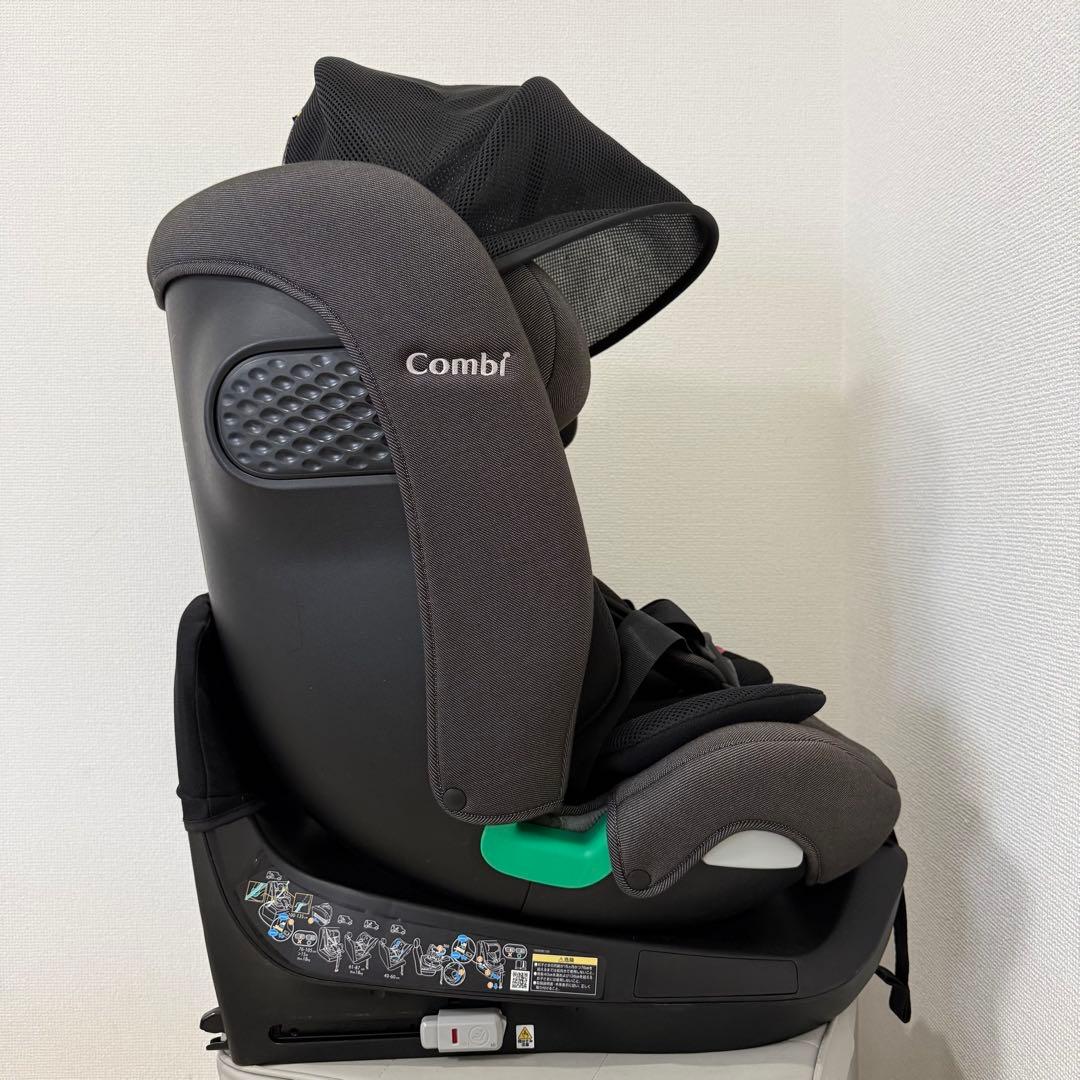 【極美品】Combiクルムーヴロング R129 ブラック チャイルドシート