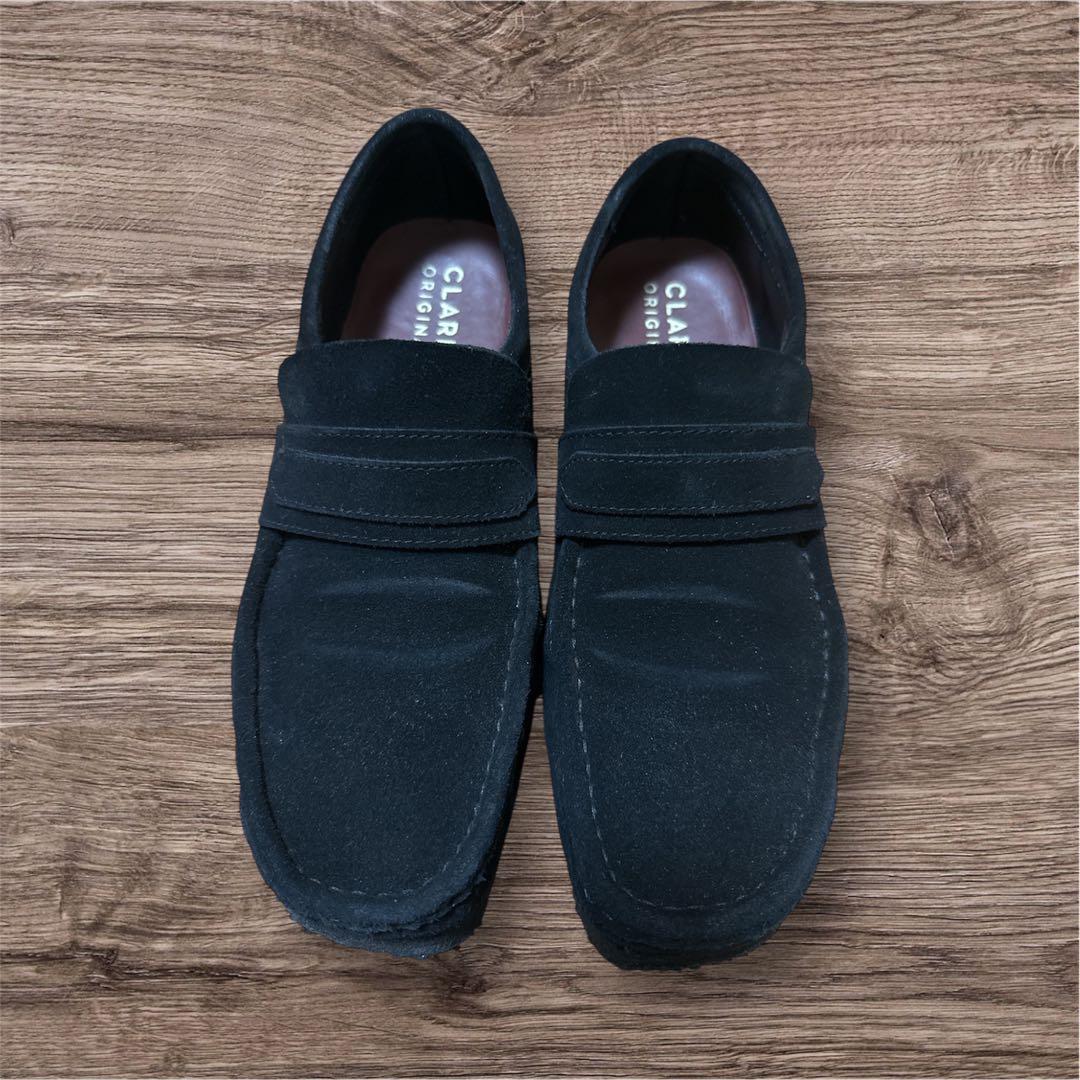 クラークスオリジナルス　ワラビーローファー【BLACK】26.0cm