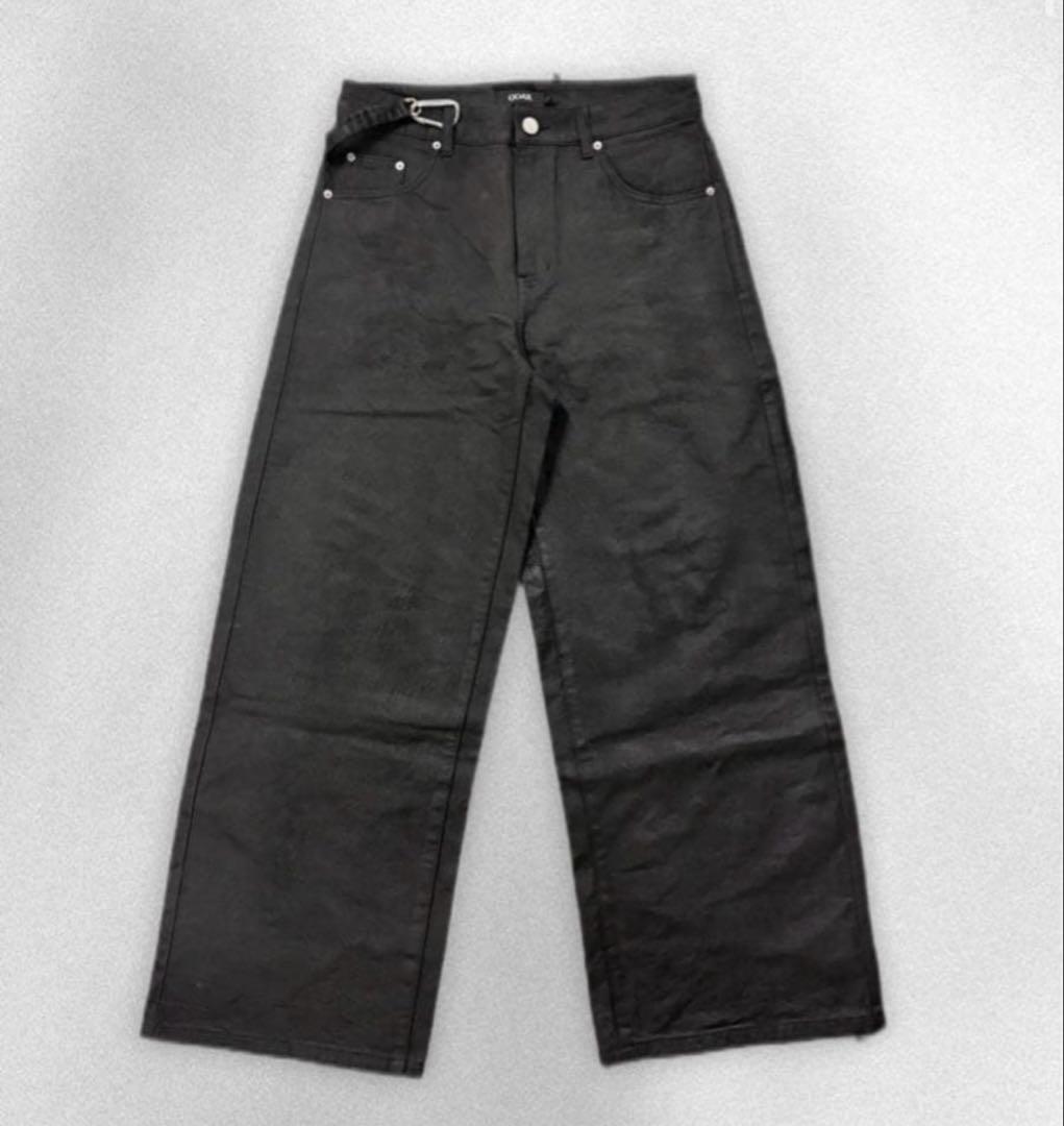 パンツ STRAPPED BAGGY OIL PANTS goar.archive