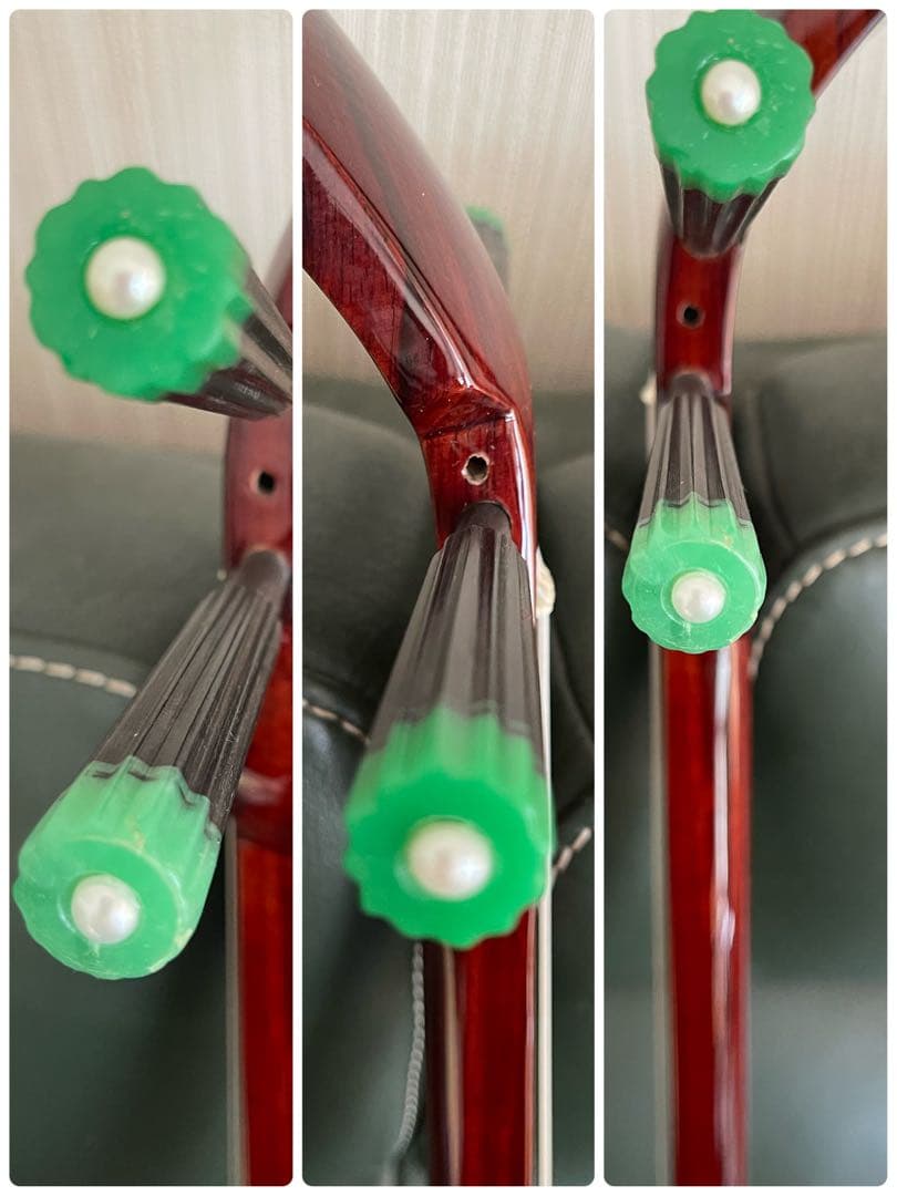 カラクイが美しい蛇皮三線 、バチその他ハードケース付き