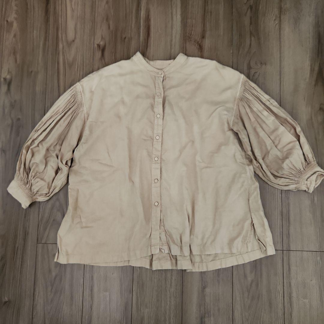 maison de soil　ピンタックシャツ