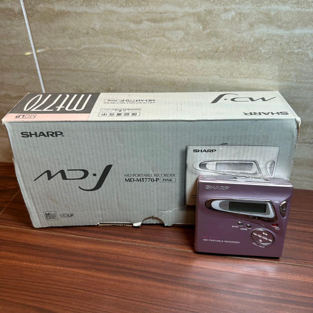 SHARP MD-MT770 ポータブルMDプレーヤー 5542