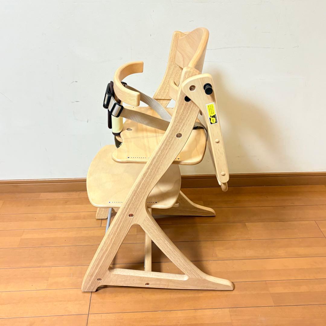 【美品・別売りベルト付属】大和屋 すくすくチェアスリムプラス テーブル•ガード付