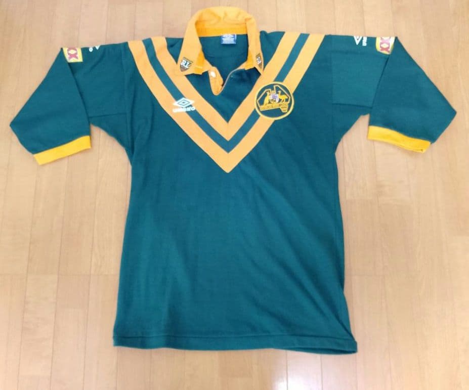 オーストラリア代表（ワラビーズ）ラガーシャツ（未着用品） サイズ「LARGE」