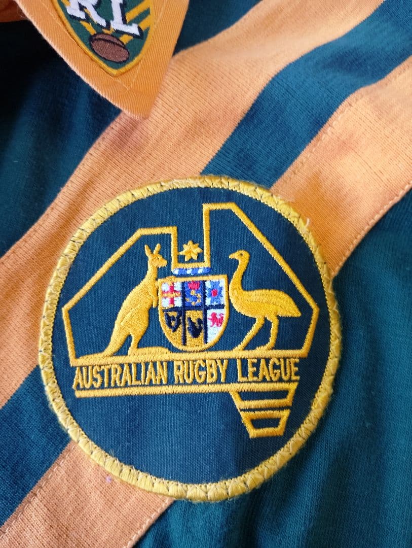 オーストラリア代表（ワラビーズ）ラガーシャツ（未着用品） サイズ「LARGE」
