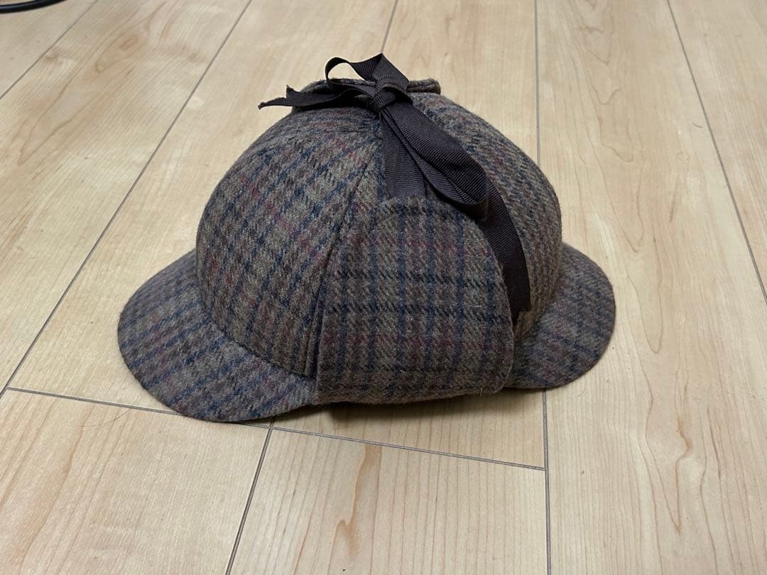 ディアストーカー帽子　鹿撃ち帽子