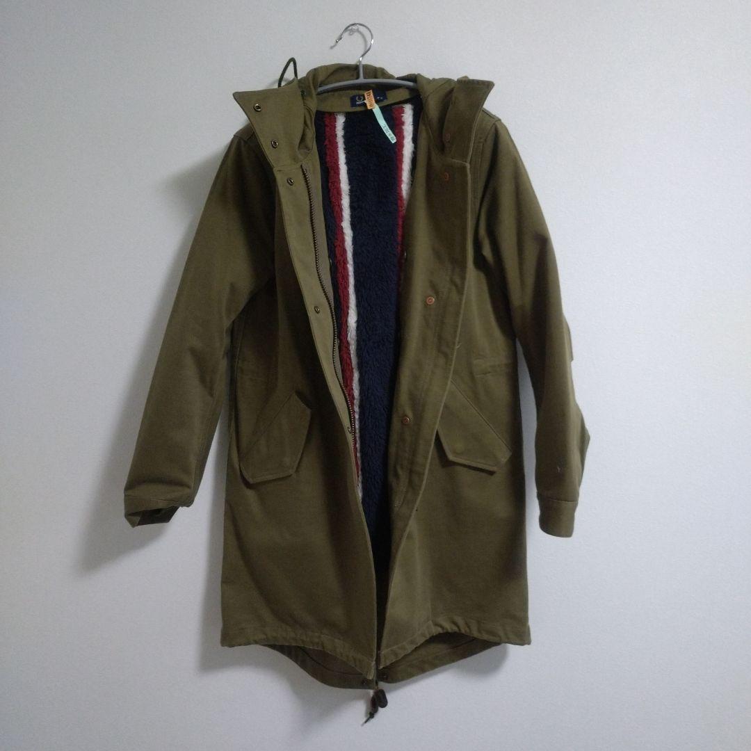 FRED PERRY オリーブ モッズコート