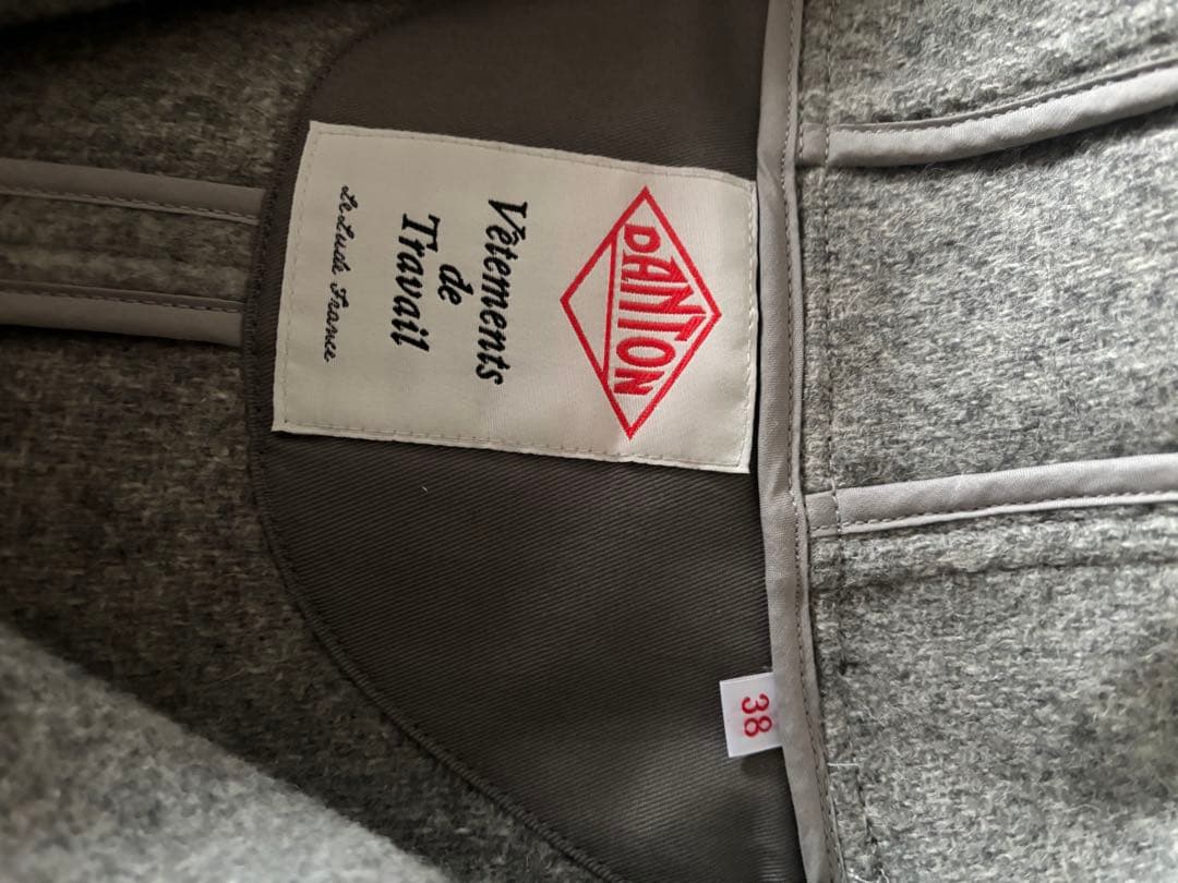 未使用　DANTON フード付きウールモッサ